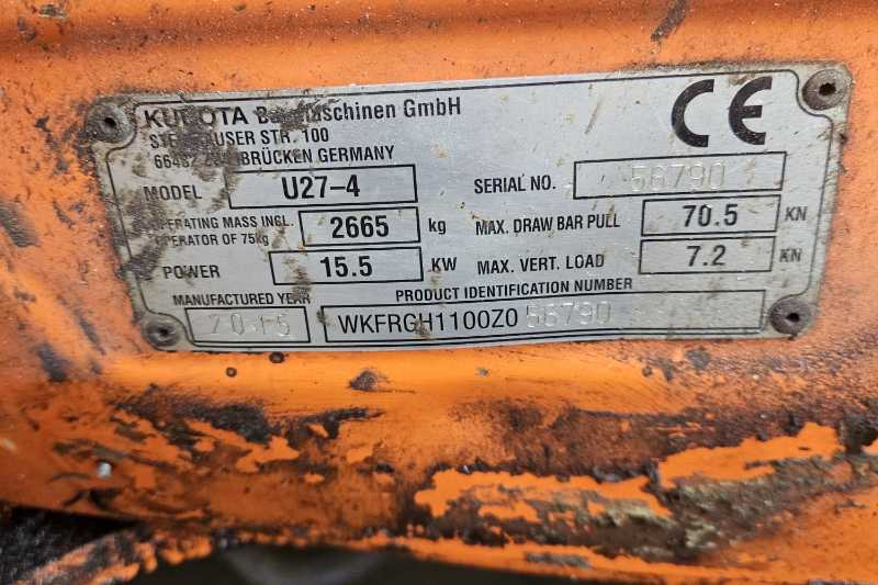 OmecoHub - Immagine KUBOTA U27-4